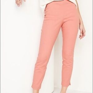 Old Navy Womens Coral Slim Ankle Pants